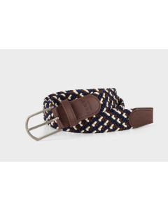 Ibex England Repreve Woven Belt - BR/NY/WH