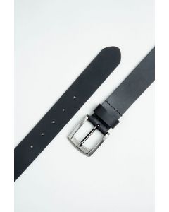 Charles Smith 35mm Leather Belt with Gun Metal Buckle