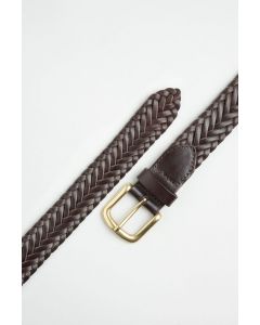 35mm Ibex Stretch Braided Belt-Dark Brown S-XXXL